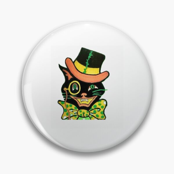 Item preview, Vintage style Halloween cat designed and sold by Tanyabird73.
