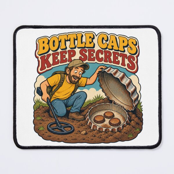 Item preview, Bottle Cap Vault Metal Detecting Humor designed and sold by Pixdot.