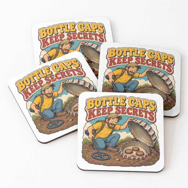 Item preview, Bottle Cap Vault Metal Detecting Humor designed and sold by Pixdot.