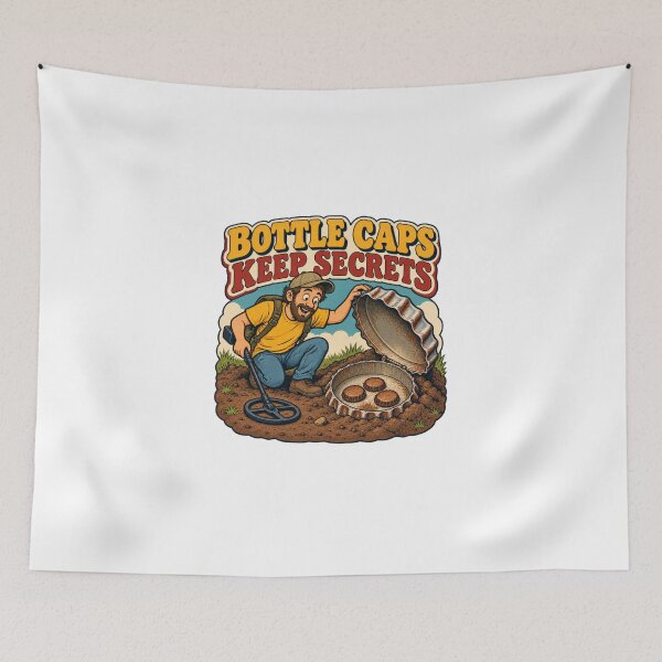 Item preview, Bottle Cap Vault Metal Detecting Humor designed and sold by Pixdot.