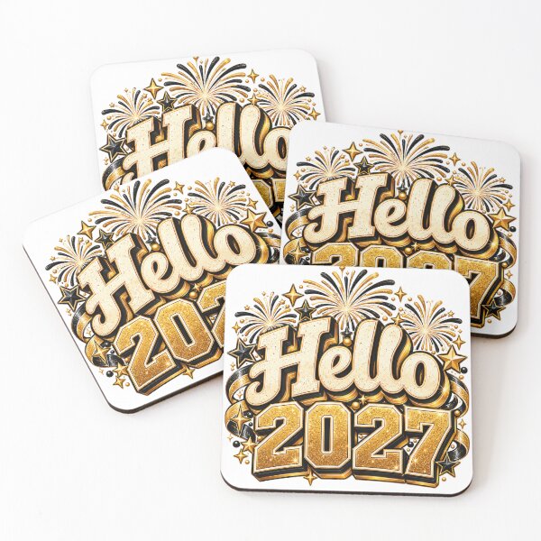 Item preview, Hello 2027 Floral New Year Party Celebration Design designed and sold by FuzionRaptor.