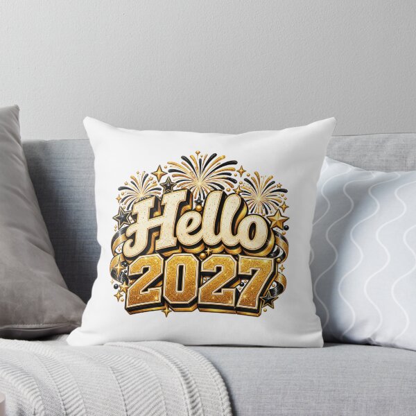 Item preview, Hello 2027 Floral New Year Party Celebration Design designed and sold by FuzionRaptor.