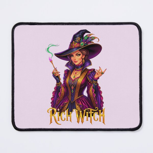 Item preview, RICH WITCH TEXT AND IMAGE HALLOWEEN DESIGN 4 designed and sold by DigitalandPhoto.