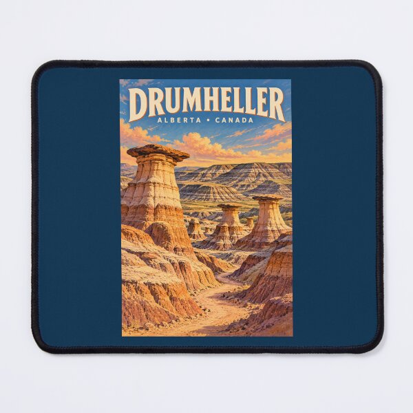 Item preview, Drumheller - Alberta - Canada designed and sold by GoodOldVintage.