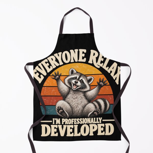 Item preview, Everyone Relax I'm Professionally Developed Funny Raccoon Coworker designed and sold by VGAfanatic.