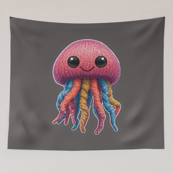 Item preview, Cute Amigurumi Crochet Octopus Jellyfish designed and sold by MargaretPolanco.