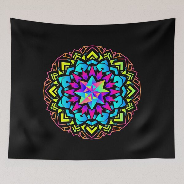 Item preview, The Neon Mandala designed and sold by Ink And Inspire.