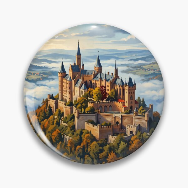 Item preview, Burg Hohenzollern Germany - Vintage Castle Travel designed and sold by Bomax121.