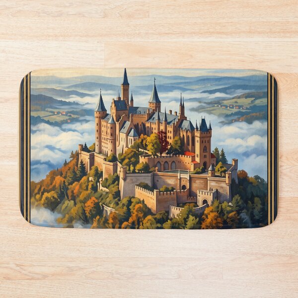 Item preview, Burg Hohenzollern Germany - Vintage Castle Travel designed and sold by Bomax121.