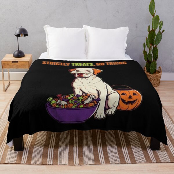 Item preview, Strictly Treats No Tricks Dog Cute Halloween Lab Puppy Dog Mom Gift Trick or Treat Dog designed and sold by FurRealStudioCo.