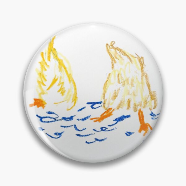 Item preview, 013 - duck (oil pastel drawing) designed and sold by HeiiStudio.