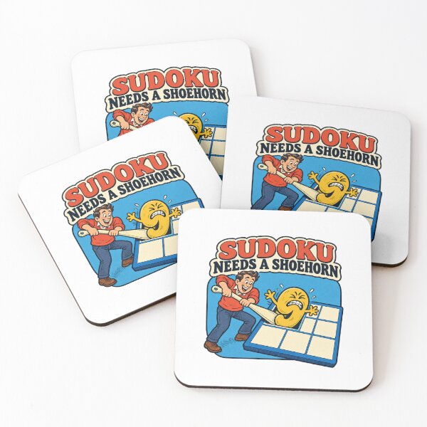 Item preview, Sudoku Number Nine Needs a Shoehorn designed and sold by Pixdot.