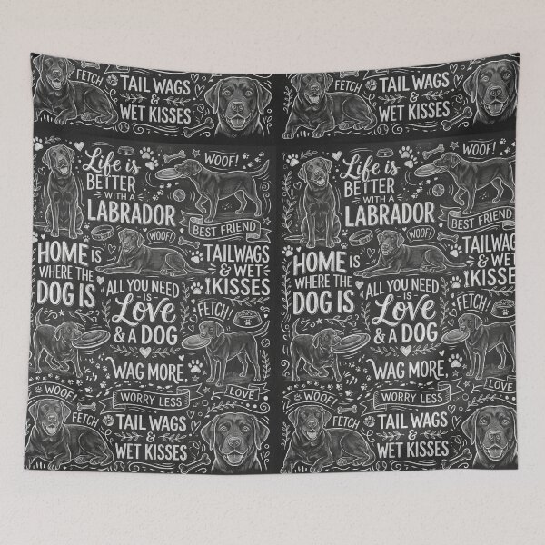 Item preview, Labrador Dog Chalkboard: Quotes of Love for Pets designed and sold by Goodthingstree.