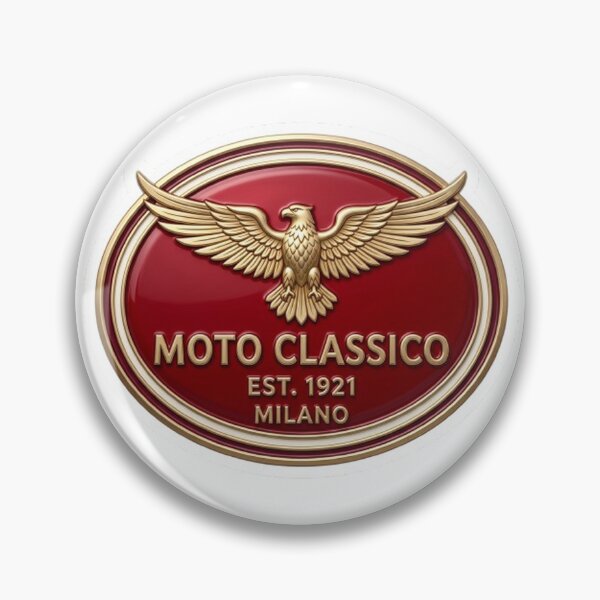 Item preview, Vintage moto guzzi logo with golden eagle designed and sold by sanawnaw154.