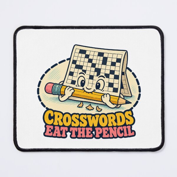 Item preview, Hungry Crossword Eats the Pencil designed and sold by Pixdot.
