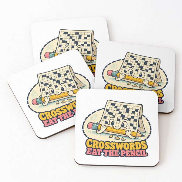 Item preview, Hungry Crossword Eats the Pencil designed and sold by Pixdot.