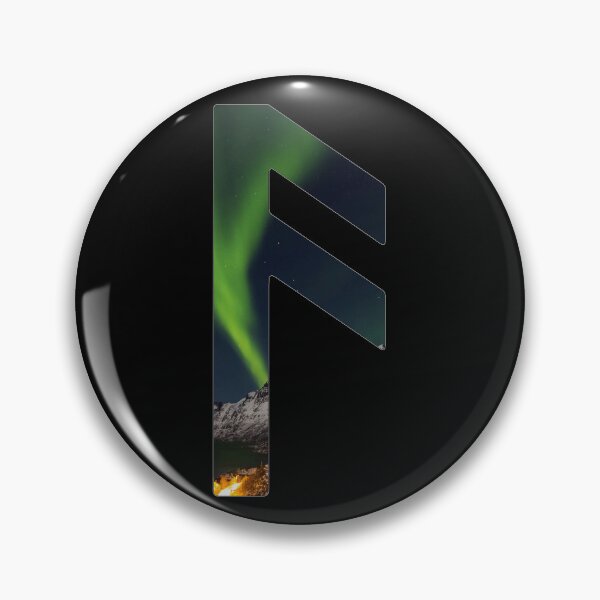 Item preview, Ansuz Rune – The Magic of the Northern Lights designed and sold by Faust-ART.