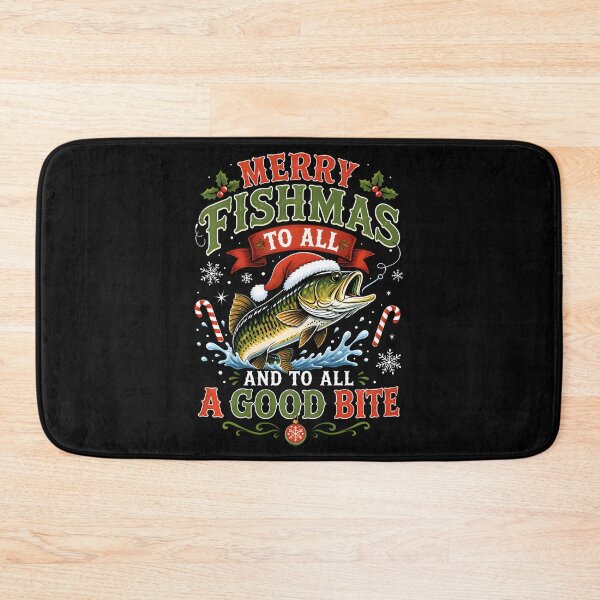 Item preview, Merry Fishmas To All A Good Bite designed and sold by ISTI-KIU-hu.