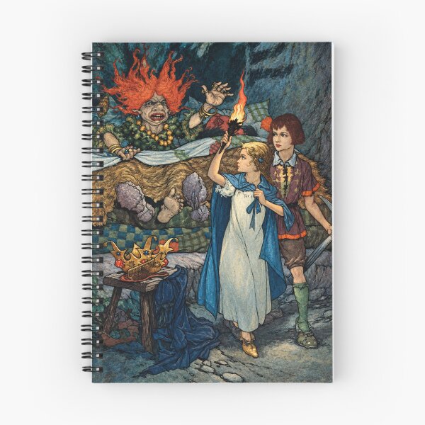 Item preview, Princess and the Goblin Wall Art, Charles Folkard Fairy Tale Illustration, Vintage Fantasy Book Print designed and sold by RickE.