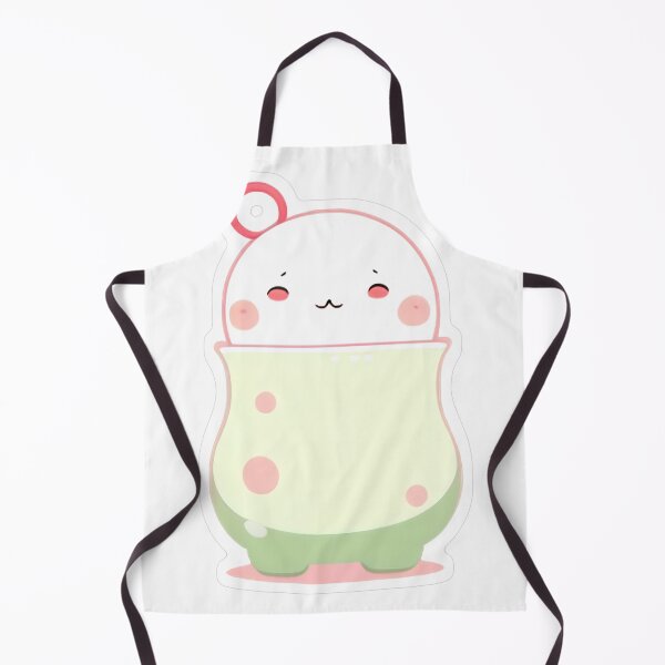 Item preview, ghost with pink halo wrapped in green blanket designed and sold by For-Cat Studio.