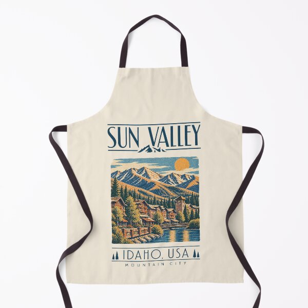 Item preview, Sun Valley, Idaho, USA [Vintage Illustration] designed and sold by elektronen.