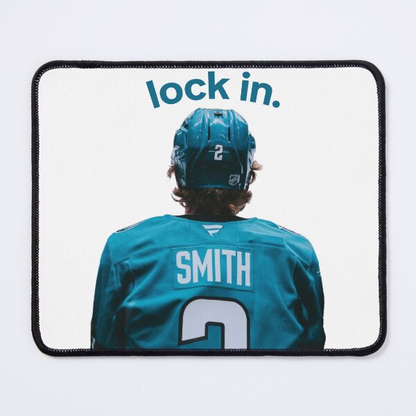 Item preview, Will Smith Hockey 'lock in' Jersey Cutout | San Jose Sharks designed and sold by Ferne Reacts.