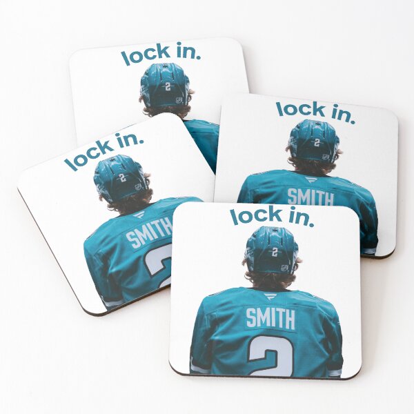 Item preview, Will Smith Hockey 'lock in' Jersey Cutout | San Jose Sharks designed and sold by Ferne Reacts.