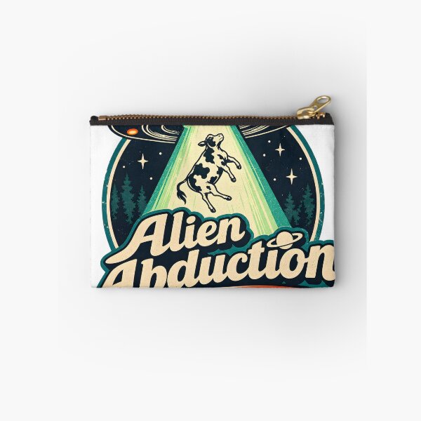Item preview, Alien Abduction Insurance Co. – Funny UFO & Cow Abduction Vintage Retro Design designed and sold by jahiggin.