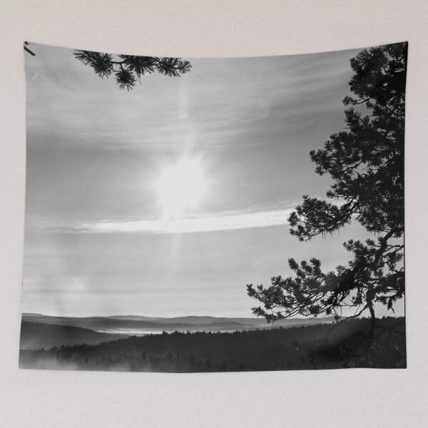 Item preview, Morning clouds. Early Morning at Pahkanakallio 43 bw designed and sold by Jouko Lehto Photography.