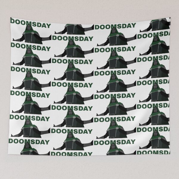 Item preview, doom (w/ text) designed and sold by marvel stickers.