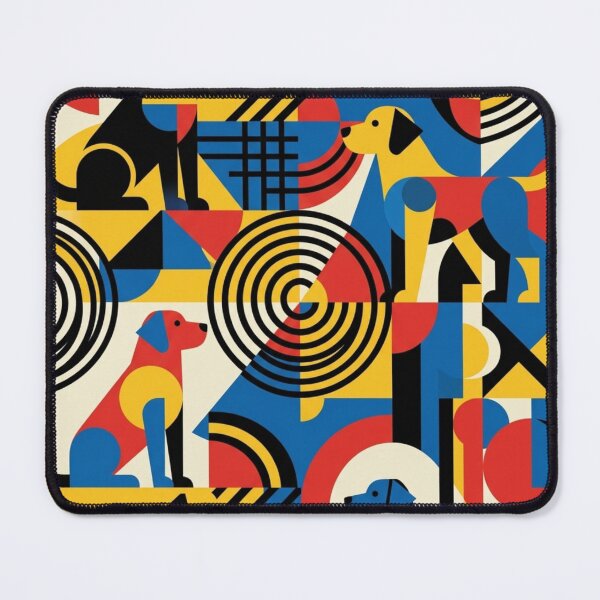 Item preview, Cubist Dog Pattern: Modern Abstract Geometric Art designed and sold by Goodthingstree.