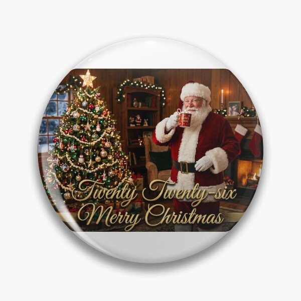 Item preview, Santa by the tree drinks cocoa designed and sold by Stevercortinas.