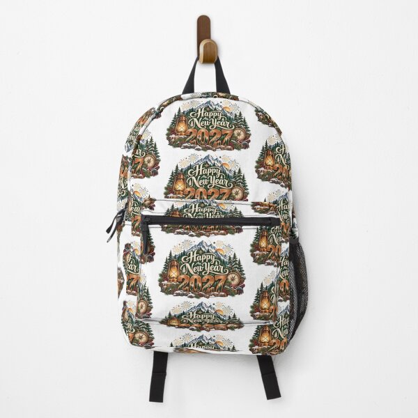 Item preview, Mountain Adventure New Year 2027 Outdoor Celebration Design designed and sold by FuzionRaptor.