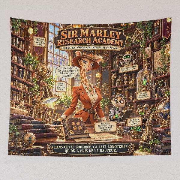 Item preview, Sir Marley Research Academy – The Wonders of the Kingdom designed and sold by sirmarleyart.