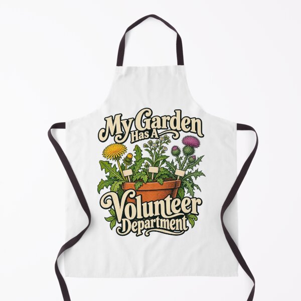 Item preview, My Garden Has A Volunteer Department - Funny Gardening designed and sold by Good Mood Foundry.