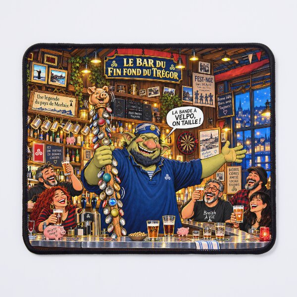 Item preview, The Bar in the heart of Trégor – Chez Duch’ designed and sold by sirmarleyart.