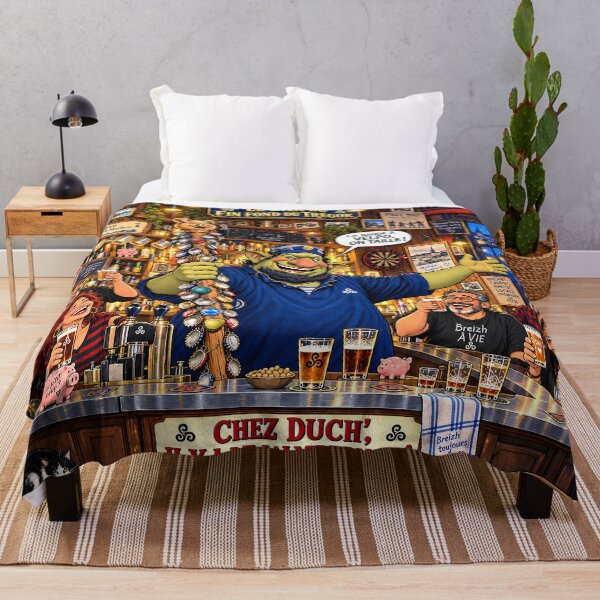 Item preview, The Bar in the heart of Trégor – Chez Duch’ designed and sold by sirmarleyart.