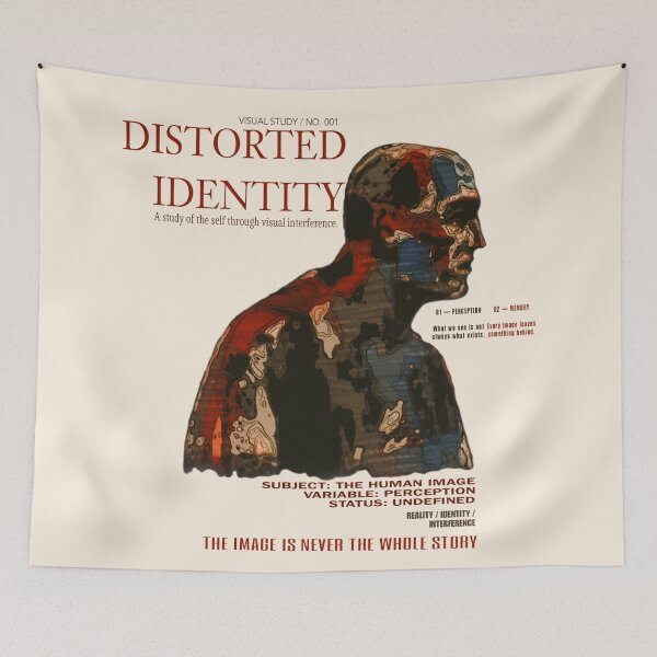 Item preview, Distorted Identity Surreal Human Portrait designed and sold by mennawagih7.