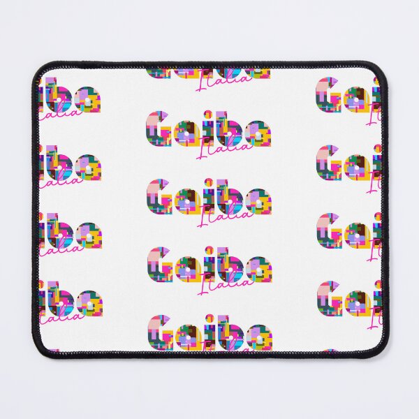 Item preview, Gaiba, Rovigo, Italy, Italia, colorful typography design for travellers designed and sold by Wanderful-roads.