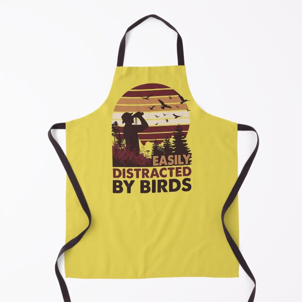 Item preview, Easily Distracted By Birds Retro Birdwatching Sunset designed and sold by MarCinu Art.