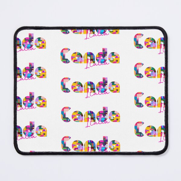 Item preview, Canda, Rovigo, Italy, Italia, colorful typography design for travellers designed and sold by Wanderful-roads.