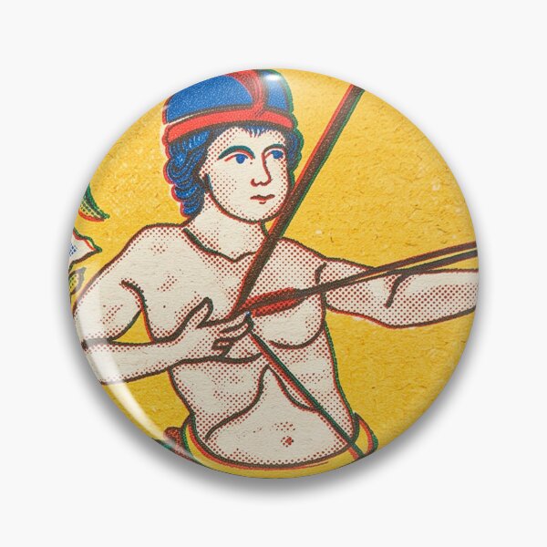 Item preview, Sagittarius Zodiac Medieval Centaur Archer Risograph Print designed and sold by Fani*.