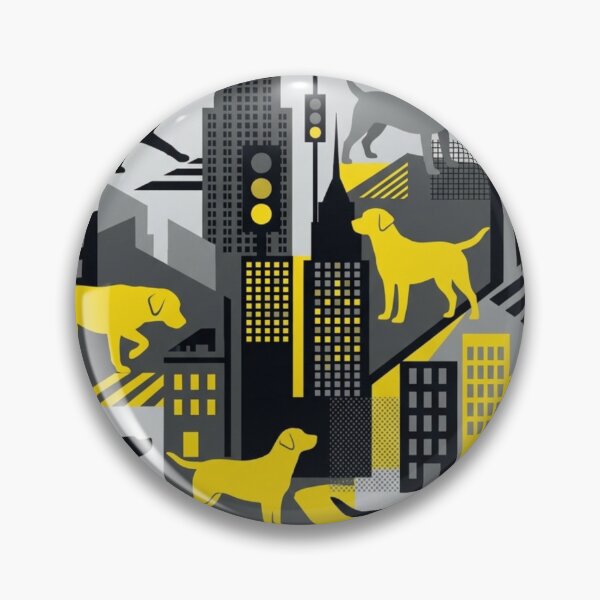 Item preview, Dog Patterns in the City: Urban Style and Labradors designed and sold by Goodthingstree.