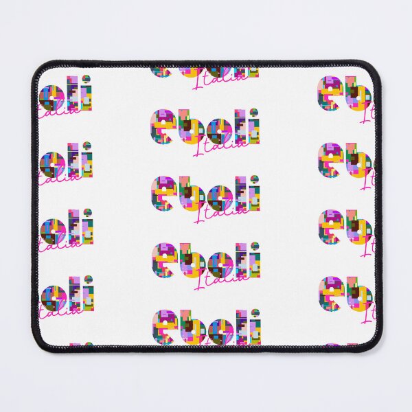 Item preview, Eboli, Salerno, Italy, Italia, colorful typography design for travellers designed and sold by Wanderful-roads.