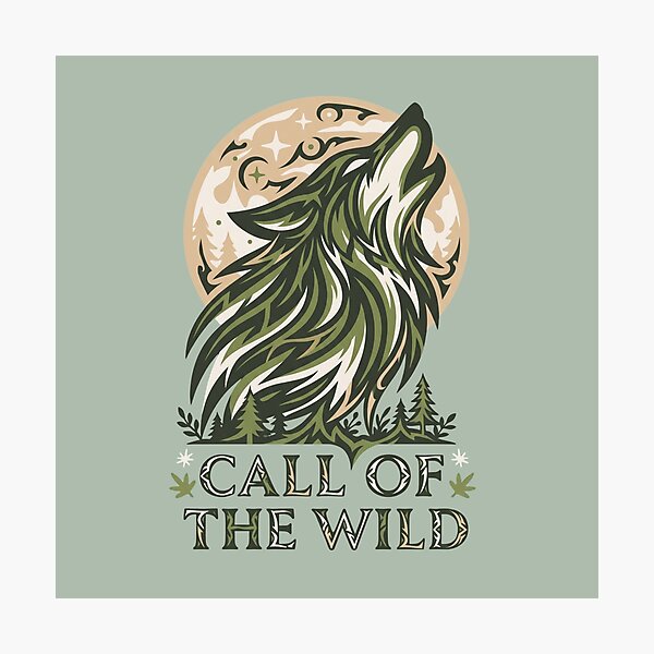 Item preview, Call Of The Wild Howling Wolf Forest Moon designed and sold by MarCinu Art.