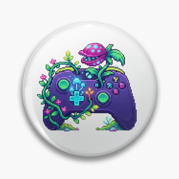 Item preview, Overgrown Game Controller - Fantasy Nature & Gamer Art designed and sold by The Red Lime.