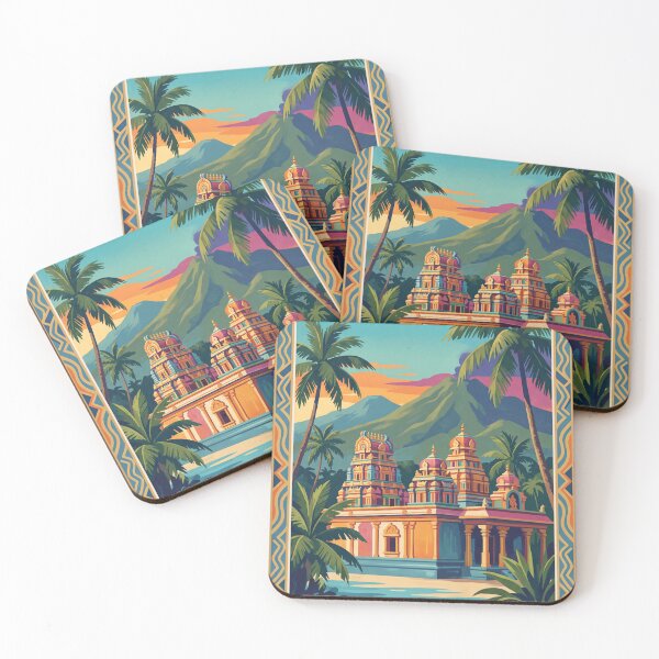 Item preview, Nadi Fiji - Vintage Temple and Tropical Scenery designed and sold by Bomax121.