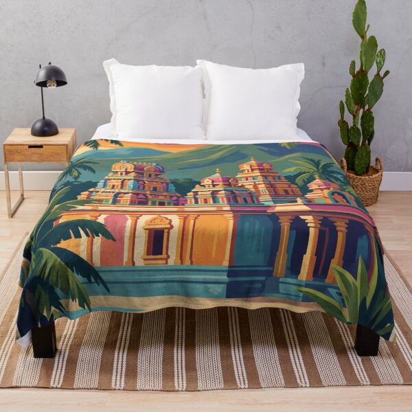 Item preview, Nadi Fiji - Vintage Temple and Tropical Scenery designed and sold by Bomax121.