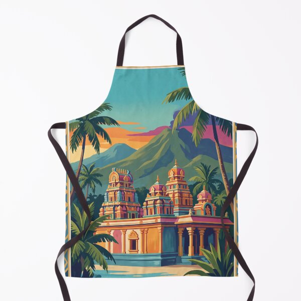 Item preview, Nadi Fiji - Vintage Temple and Tropical Scenery designed and sold by Bomax121.
