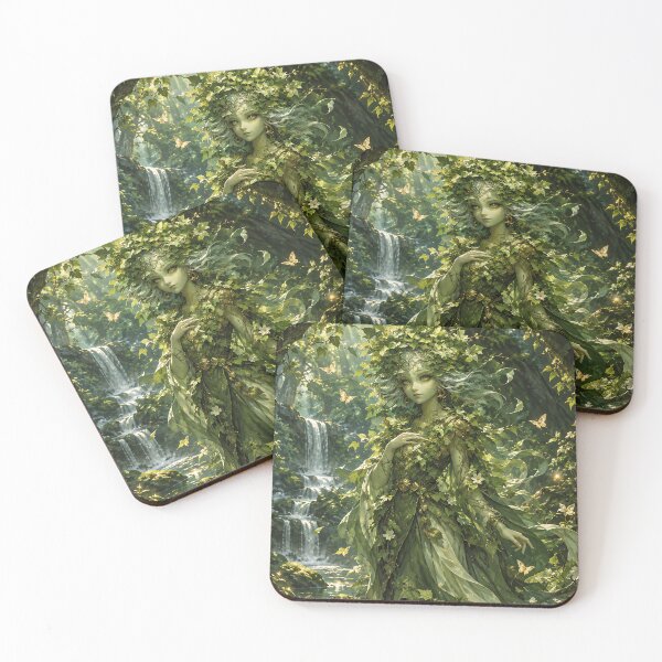 Item preview, Enchanted Forest Goddess – Mystical Nature Spirit designed and sold by Curio Meridian.